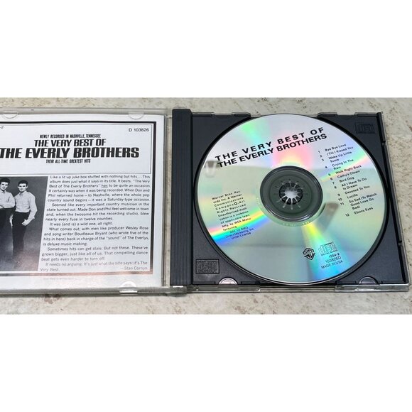 The Very Best of the Everly Brothers CD Pop Rock 12 Songs BMG Bye Love Lucillle - Picture 5 of 7